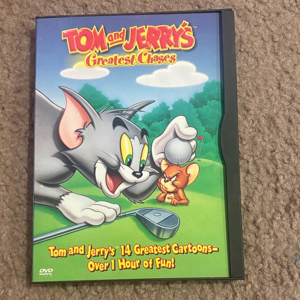 Tom and Jerry’s Greatest Chases DVD - Green Case Artwork